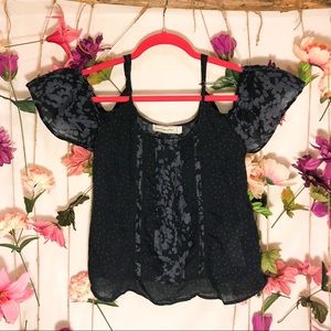 Abercrombie and Fitch Off-the-Shoulder Shirt